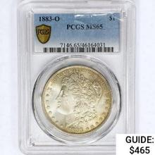 1883-O Morgan Silver Dollar PCGS MS65