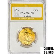 1995 $25 1/2oz. American Gold Eagle PGA GEMBU