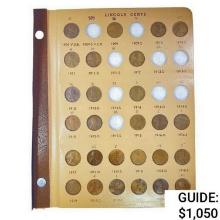 1909-1960 Lincoln Cent Book (131 Coins)