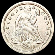1850 Seated Liberty Half Dime CLOSELY UNCIRCULATED