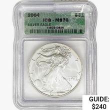 2004 Silver Eagle ICG MS70