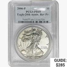 2006-P Silver Eagle PCGS PR69 REV PR