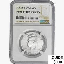 2012-S Kennedy Half Dollar NGC PF70 UC