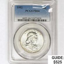 1952 Franklin Half Dollar PCGS PR66