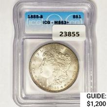 1885-S Morgan Silver Dollar ICG MS63+