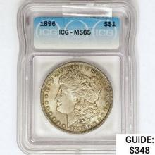 1896 Morgan Silver Dollar ICG MS65