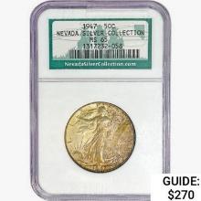 1947 Walking Liberty Half Dollar NGC MS65