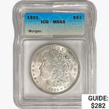 1921 Morgan Silver Dollar ICG MS65