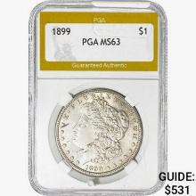 1899 Morgan Silver Dollar PGA MS63