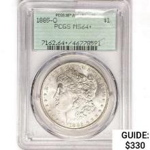 1885-O Morgan Silver Dollar PCGS MS64+