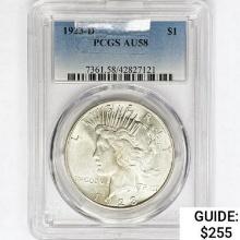 1923-D Silver Peace Dollar PCGS AU58