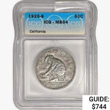 1925-S Jubilee Half Dollar ICG MS64