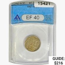 1927-S Buffalo Nickel ANACS EF40