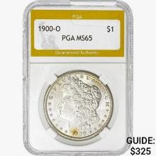 1900-O Morgan Silver Dollar PGA MS65