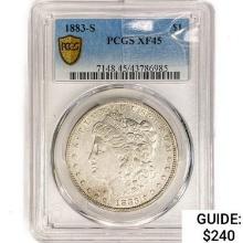 1883-S Morgan Silver Dollar PCGS XF45