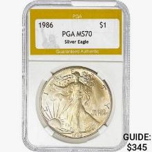 1986 Silver Eagle PGA MS70