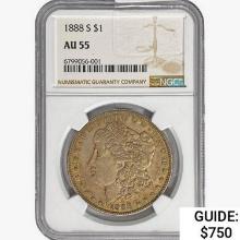 1888-S Morgan Silver Dollar NGC AU55