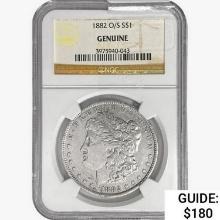 1885-O/S Morgan Silver Dollar NGC Genuine