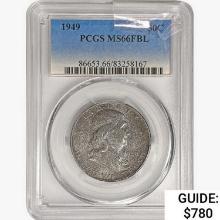 1949 Franklin Half Dollar PCGS MS66 FBL