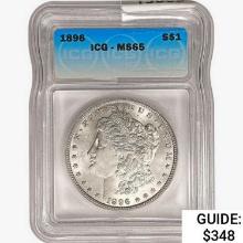 1896 Morgan Silver Dollar ICG MS65