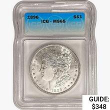 1896 Morgan Silver Dollar ICG MS65