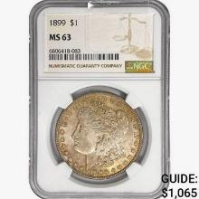 1899 Morgan Silver Dollar NGC MS63