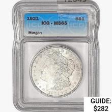 1921 Morgan Silver Dollar ICG MS65