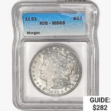 1921 Morgan Silver Dollar ICG MS65