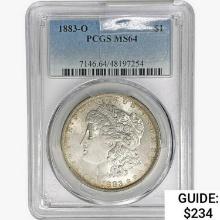 1883-O Morgan Silver Dollar PCGS MS64