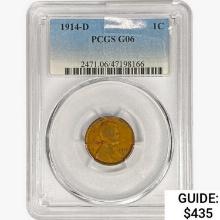 1914-D Wheat Cent PCGS G6