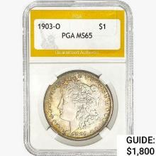 1903-O Morgan Silver Dollar PGA MS65