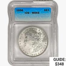 1896 Morgan Silver Dollar ICG MS65