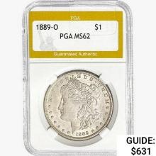 1889-O Morgan Silver Dollar PGA MS62