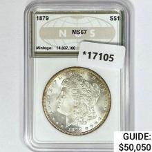 1879 Morgan Silver Dollar NGS MS67