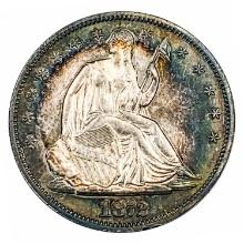 1872 Seated Liberty Half Dollar