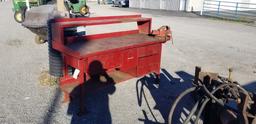 6' Red Work Bench W/ Vise