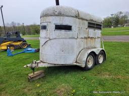 2 Horse Trailer - No Title