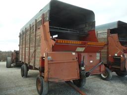 H&S 500 16' SU wagon w/Kory 6072 (8) Ton gear, 12.5x15 imps