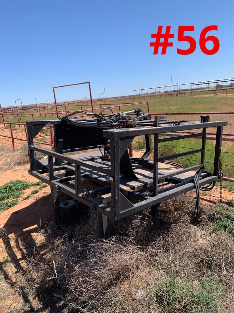 Stationary Hydraulic Hoof Trimming Chute