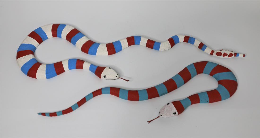 Decorative Wood Snakes