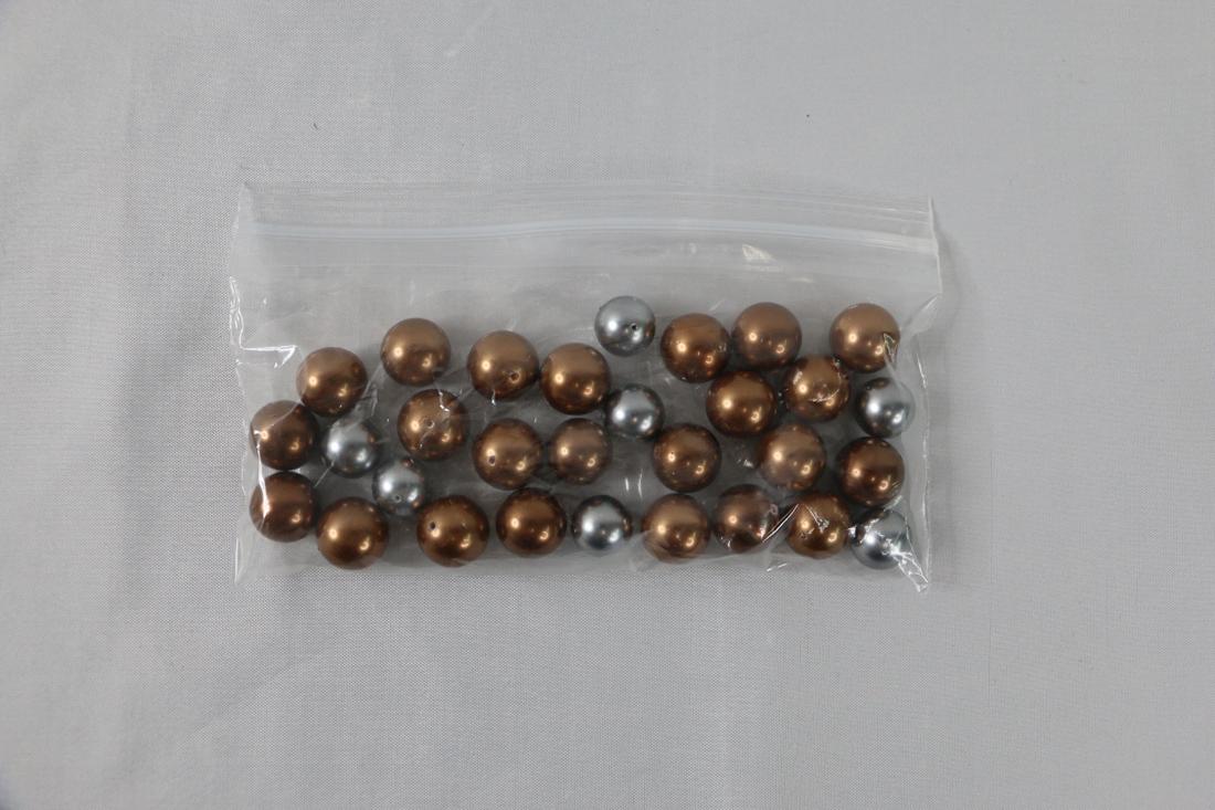 Colored Faux Pearl Bead Strands