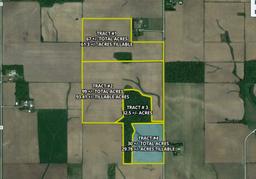 Tract 4. 30 +/- total acres with 29.78 +/- acres tillable