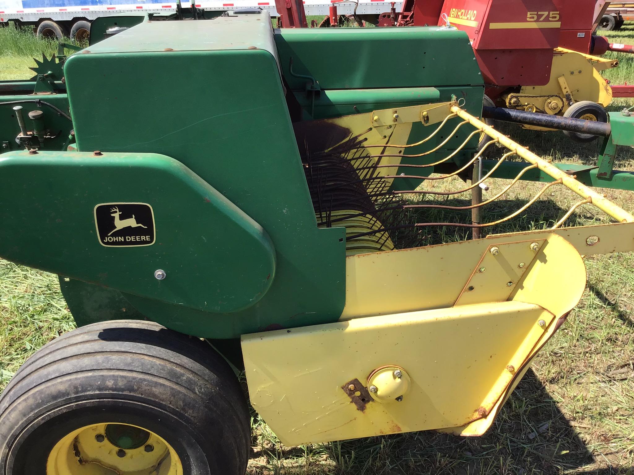 JD 348 wire baler