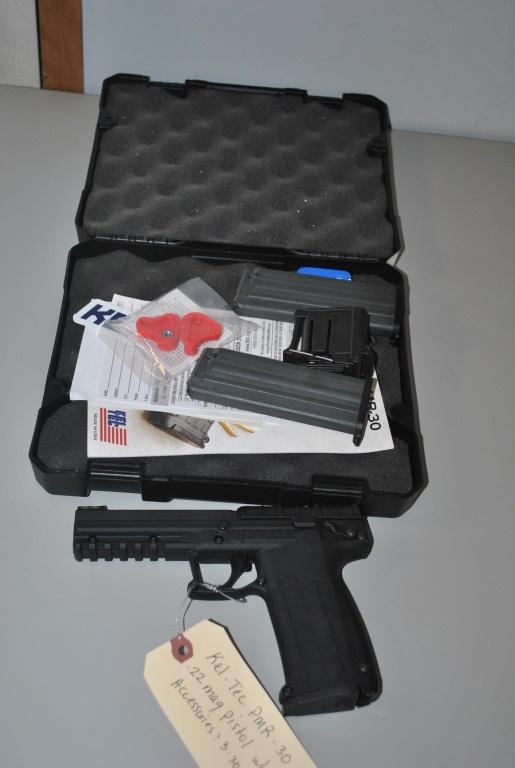 KEL-TEC PMR-30 .22MAG PISTOL W/CASE&3-30 SHOT CLIP