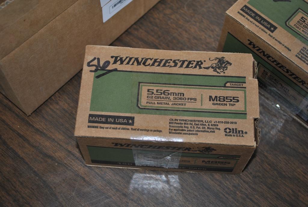 150 ROUNDS 5.56 AMMO- WINCHESTER