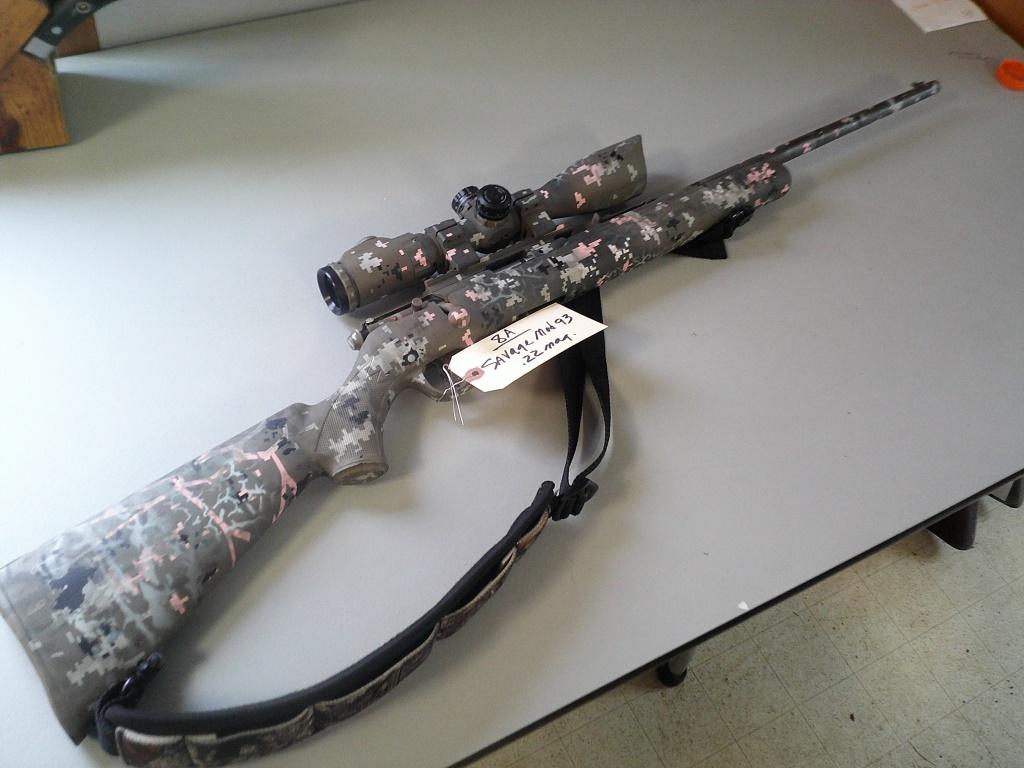 SAVAGE MOD 93 .22WMR W/ ACCUSAUT SCOPE