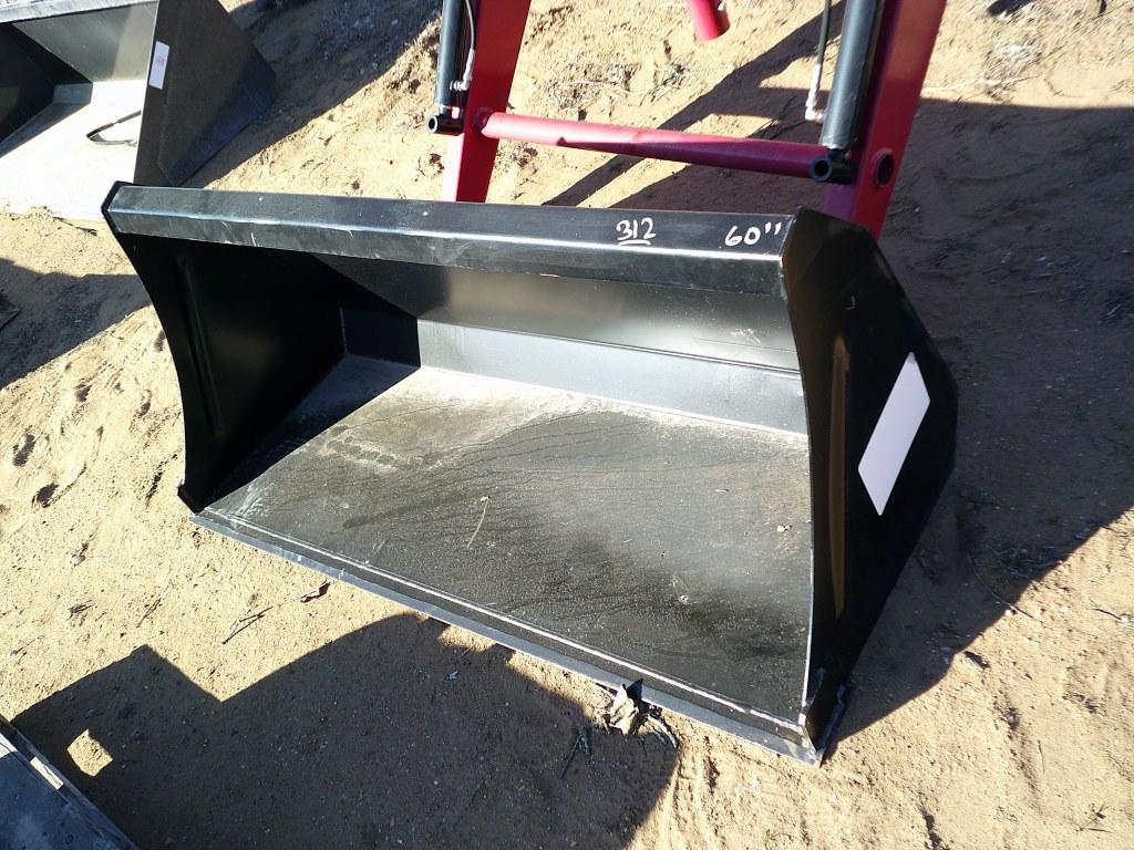 60" SMOOTH BUCKET F/ SKID STEER