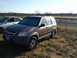 2002 HONDA CRV SUV- BAD TRANS