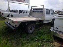 1997 FORD F350 4-DOOR FLATBED PU