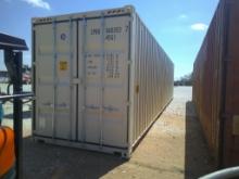40FT HIGH CUBE SEA CONTAINER W/ DOORS ON EACH END